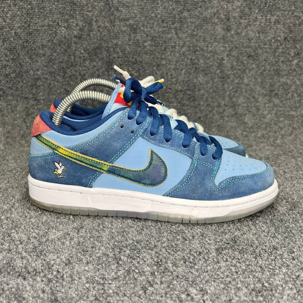 Nike SB Dunk Low Why So Sad? Shoes Men's 6 Blue‎ Athletic Retro Skate Sneakers